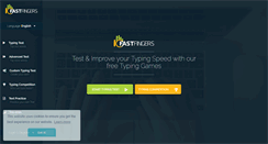 Desktop Screenshot of practice.10fastfingers.com